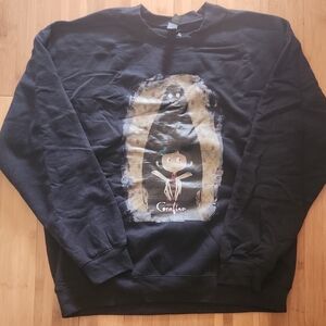Black Graphic Men's Sweater